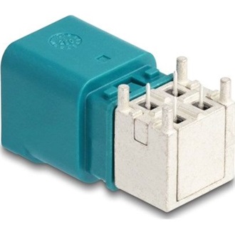 Delock Mini FAKRA Z B-típusú quad hajlított apa PCB