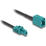 Delock Mini FAKRA Z -> FAKRA Z F/F adatkábel 1m fekete B-Type