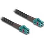 Delock Mini FAKRA Z -> Mini FAKRA Z F/F adatkábel 1m fekete B-Type