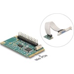 Delock Mini PCIe I/O PCIe teljes méretű 1 x párhuzamos