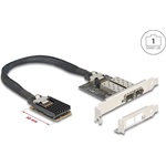Delock Mini PCIe I/O PCIe teljes méretű 2 x SFP Gigabit LAN