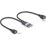 Delock Mini PCIe adapter teljes méret - 2 x USB 2.0 A-típus anya 30 cm