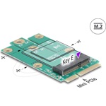 Delock Mini PCIe apa - M.2 kulcs E csatlakoztató adapter