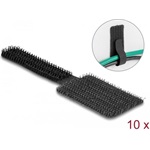 Delock Mini tépőzáras kábeltartó hossza 90 mm és szélessége 24 mm, 10 db. fekete, öntapadós