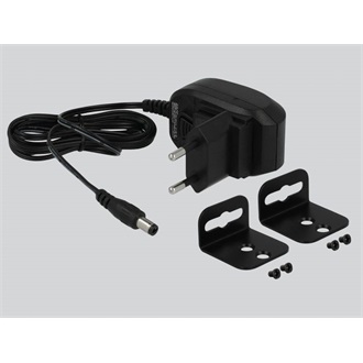 Delock Multi-AV HDMI 2.0 Displayport mini VGA -> HDMI 2.0 RJ45 CAT5e UTP F/F adapter fekete DP Alt Mode