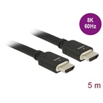 Delock HDMI 2.1 -> HDMI 2.1 M/M video kábel 5m fekete