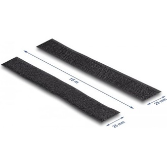 Delock Nagy teherbírású öntapadós szalag hossza 15 m x szélessége 25 mm, fekete