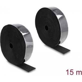 Delock Nagy teherbírású öntapadós szalag hossza 15 m x szélessége 50 mm, fekete