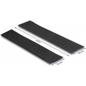 Delock Nagy teherbírású öntapadós szalag hossza 25 m x szélessége 50 mm, fekete