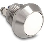 Delock Nyomógomb installáláshoz 12 mm 2 db. csavaros kapocs fehér