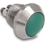 Delock Nyomógomb installáláshoz 12 mm 2 db. csavaros kapocs zöld