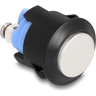 Delock Nyomógomb installáláshoz 16 mm 2 db. csavarhelyes működtető, jó minőségű műanyag zár a csomagban