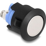 Delock Nyomógomb installáláshoz 16 mm 2 db. csavarhelyes működtető lapos műanyag zár a csomagban