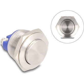 Delock Nyomógomb installáláshoz 19 mm 2 db. csavaros kapocs aktuátor magas