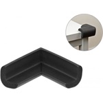 Delock Öntapadós habszivacs sarokvédő, 56 x 56 x 22 mm méretű, fekete