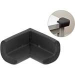 Delock Öntapadós habszivacs sarokvédő, 56 x 56 x 33 mm méretű, fekete