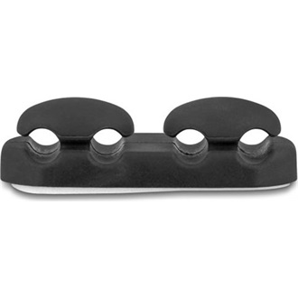 Delock Öntapadós kábeltartó 4 bújtatóval 2 db fekete