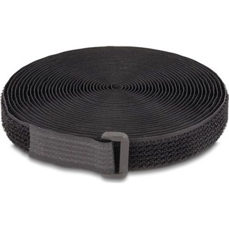 Delock Öntapadós szalag feltekercselve övvel Hx 3 m, Sz 20 mm fekete színű