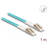 Delock LC Duplex -> LC Duplex M/M adatkábel 1m kék Multi-mode, OM3