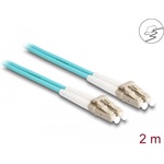 Delock LC Duplex -> SC Duplex M/M adatkábel 3m kék Singlemode, OS2, fém megerősítéssel