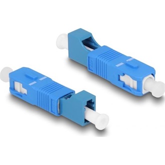 Delock Optikai szál hibrid párosító SC Simplex apa - LC Simplex anya kék