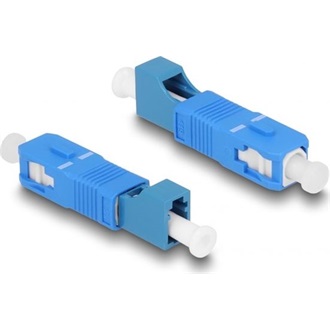 Delock Optikai szál hibrid párosító SC Simplex apa - LC Simplex anya kék