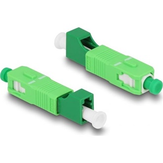 Delock Optikai szál hibrid párosító SC Simplex apa - LC Simplex anya zöld
