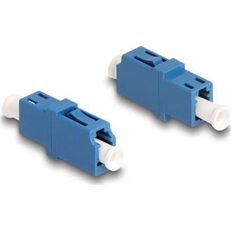 Delock Optikai szál párosító LC Simplex anya - LC Simplex anya UPC kék