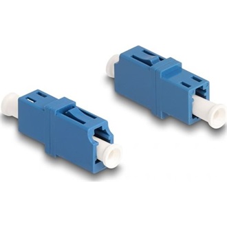 Delock Optikai szál párosító LC Simplex anya - LC Simplex anya UPC kék