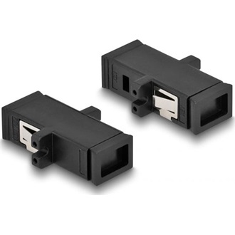 Delock Optikai szál párosító MTRJ anya - MTRJ anya fekete