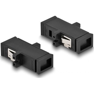 Delock Optikai szál párosító MTRJ anya - MTRJ anya fekete