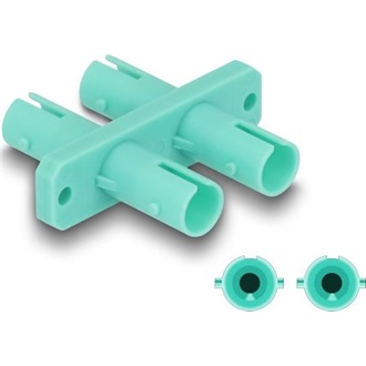 Delock Optikai szál párosító ST Duplex anya - ST Duplex anya vízszínű