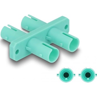 Delock Optikai szál párosító ST Duplex anya - ST Duplex anya vízszínű