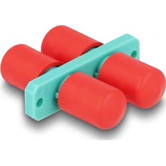 Delock Optikai szál párosító ST Duplex anya - ST Duplex anya vízszínű