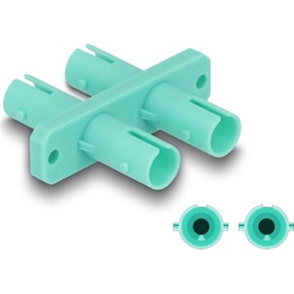 Delock Optikai szál párosító ST Duplex anya - ST Duplex anya vízszínű