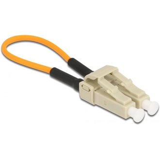 Delock loopback LC dugó adapter narancssárga OM2, Multi mode 