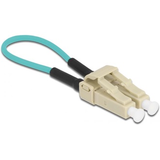 Delock loopback LC dugó adapter kék OM3, Multi mode 