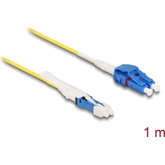 Delock Optikai szálas kábel CS apa - LC Duplex egyszeres mód G657A2 / OS2 Uniboot 1 m