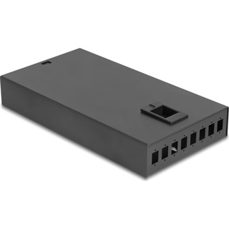 Delock Optikai üvegszálas asztali csatlakozódoboz 8 port 8 x SC Simplex számára