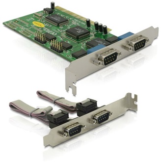 Delock PCI - 4 soros port IO vezérlő