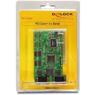 Delock PCI - 4 soros port IO vezérlő