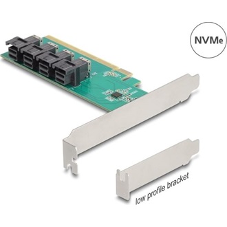 Delock 90777 4-port SFF-8643 PCIe x16 bővítőkártya