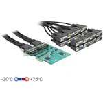 Delock 90501 RS-232 16-port PCIe x1 soros port bővítőkártya
