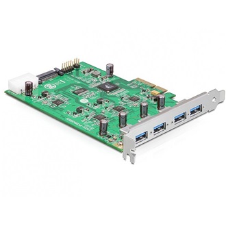 Delock PCI-E x4 -  4 portos USB3.0 IO vezérlő