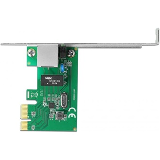Delock RTL8111 1Gb/s PCIe x1 RJ45 hálózati adapter low profile