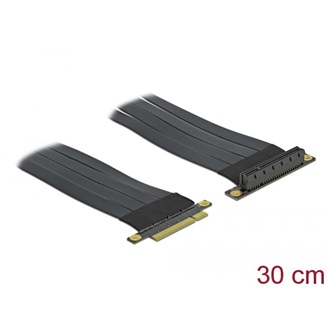 Delock PCI Express Riser kártya x8 - x8 hajlékony kábellel, 30 cm