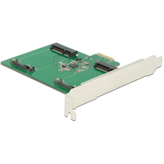 Delock PCI Express kártya > 2 x belső mSATA