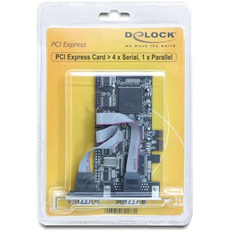 Delock PCI-E x1 - soros port párhuzamos port multi IO vezérlő
