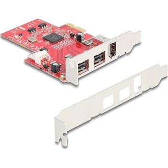 Delock 90738 2-port FireWire B PCIe x1 bővítőkártya