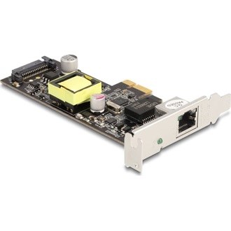 Delock PCI Express x1 kártya - 1 x 2,5 Gigabit LAN PoE+